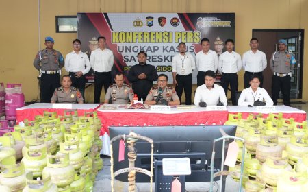 Polisi Bongkar Sindikat LPG Oplosan, Dua Pelaku Ditangkap