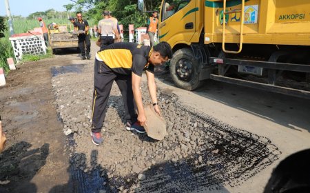 Polres Magetan Revitalisasi Infrastruktur Demi Kepentingan Masyarakat
