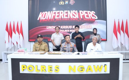 Polres Ngawi Tindak Tegas Pengedar Narkoba