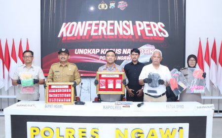 Dua Pengedar Sabu Ditangkap Polisi di Ngawi