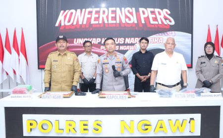 Polisi Amankan Pelaku Narkoba dan Barang Bukti Sabu