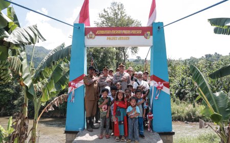 Jembatan Merah Putih Presisi Tingkatkan Keselamatan Warga