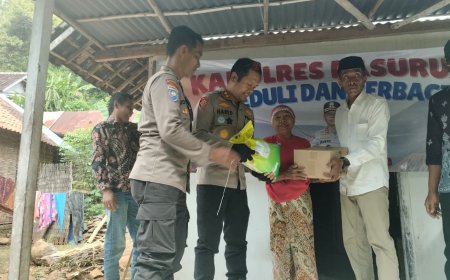 Kapolres Pasuruan Pastikan Bansos Sampai kepada Masyarakat