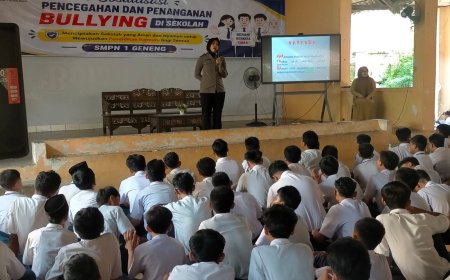 Polres Ngawi Sosialisasikan Bahaya Bullying dan Narkoba di Sekolah