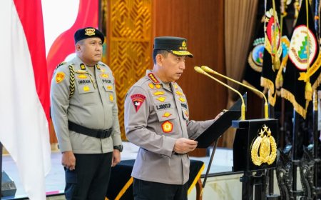 Kapolri Tegaskan Komitmen Profesionalisme lewat Sertijab