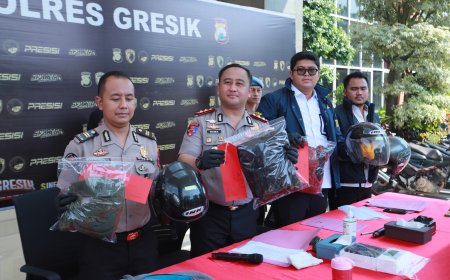 Polres Gresik Bergerak Cepat Amankan Delapan Pelaku Pengeroyokan