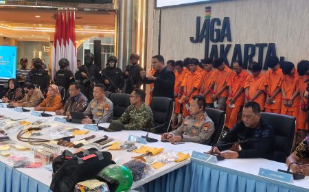 Polda Metro Jaya Ungkap 127 Kasus Kejahatan Jalanan, 173 Tersangka Ditangkap