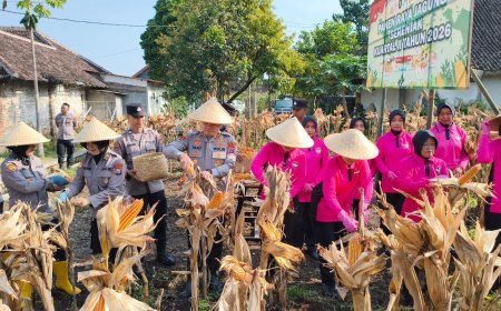 Polres Malang Dukung Ketahanan Pangan Nasional, Libatkan Masyarakat Kembangkan Sektor Pertanian