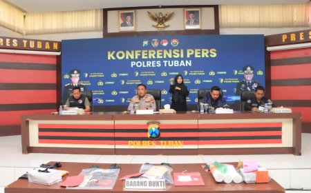 Polres Tuban Amankan Tersangka Komplotan Pencuri Sapi