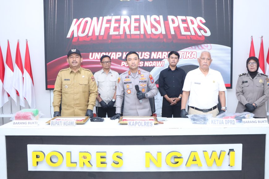 Polres Ngawi Tindak Tegas Peredaran Narkotika