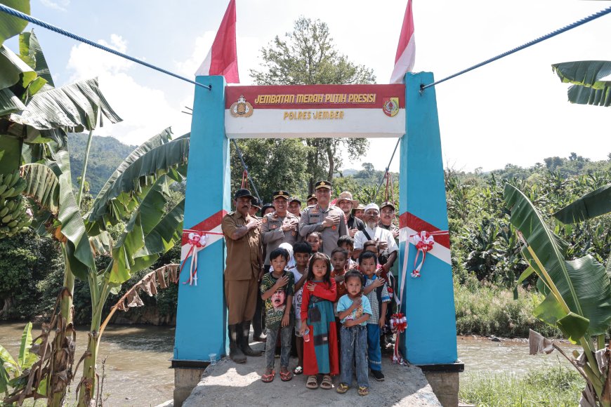 Jembatan Merah Putih Presisi Tingkatkan Keselamatan Warga