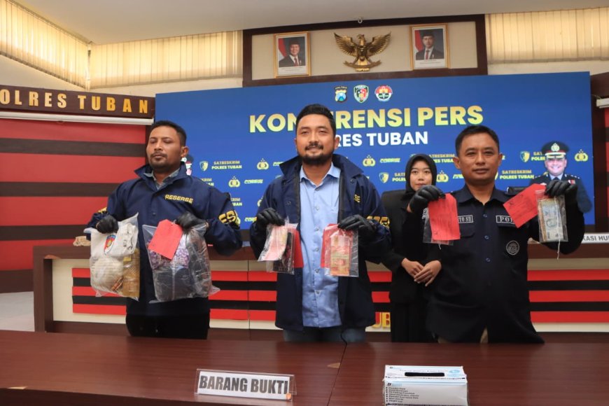 Polisi Ungkap Kasus Peredaran Uang Palsu di Tuban