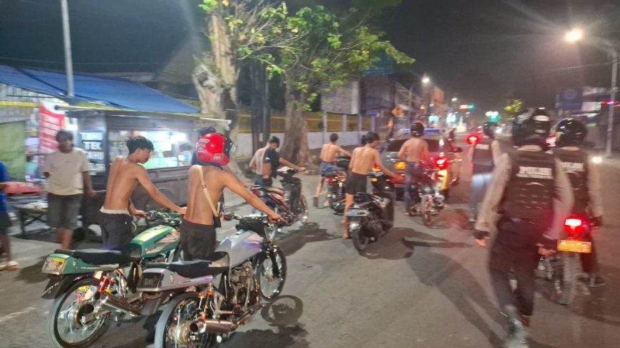 Balap Liar Berhasil Dicegah dalam Patroli Polisi