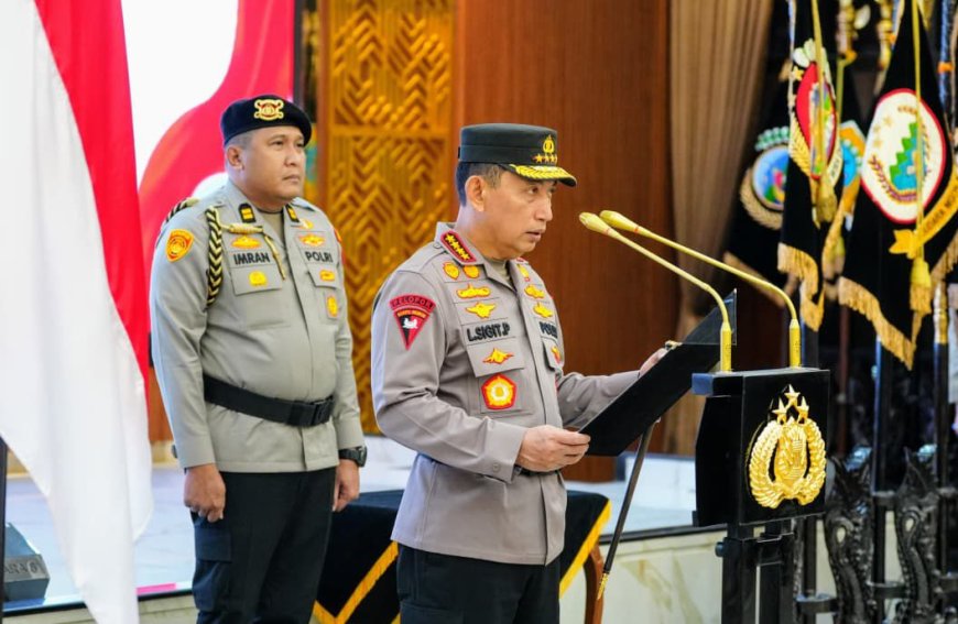 Kapolri Tegaskan Komitmen Profesionalisme lewat Sertijab