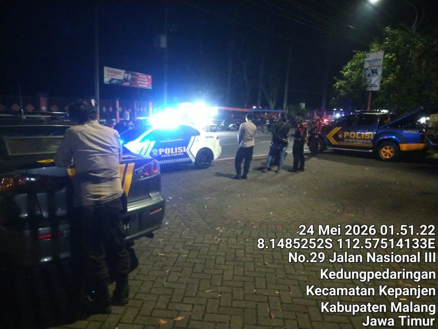 Respons Cepat Aduan 110, Polisi Sisir Area Stadion Kanjuruhan Cegah Balap Liar