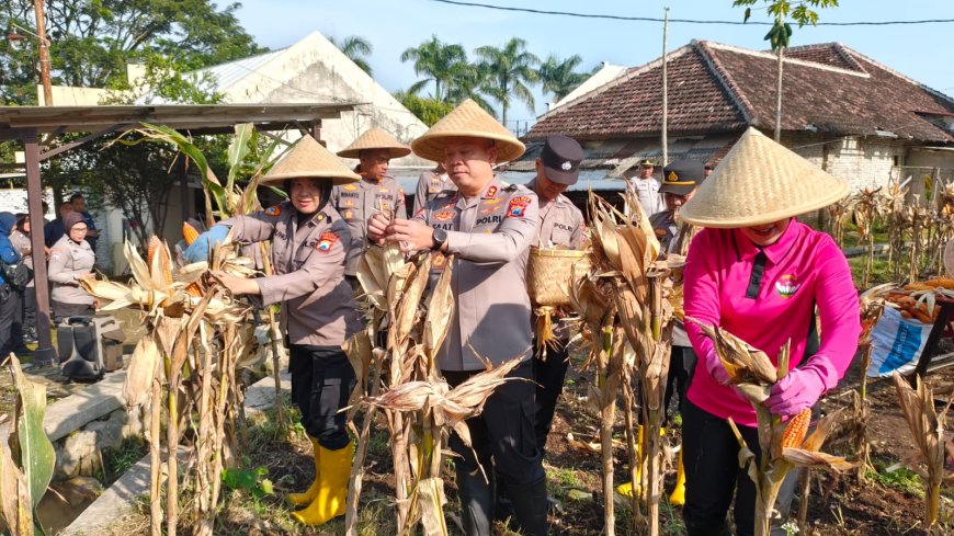 Polres Malang Dukung Ketahanan Pangan Nasional Lewat Pendampingan dan Pemanfaatan Lahan
