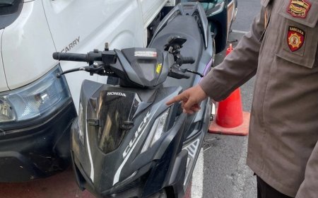 Dua Tersangka Pencurian Motor Tak Lolos dari Kejaran Polisi