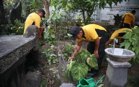 Polres Malang Bersihkan Tempat Ibadah sebagai Wujud Kepedulian dan Pengabdian