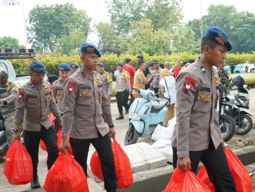 Dapur Lapangan Brimob Metro Jaya Hadirkan Manfaat Nyata