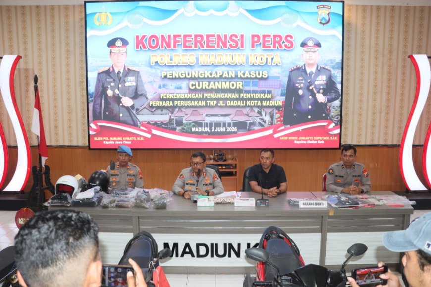 Empat Pelaku Residivis Curanmor Diamankan Polisi